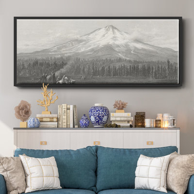 Mount Shasta- Framed Canvas