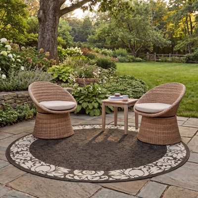 Tapis oriental d'intérieur / extérieur Darriane Performance