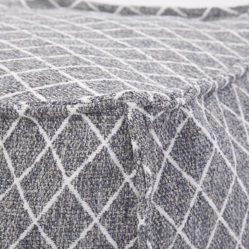 Pouf carré carré naturel, Gris