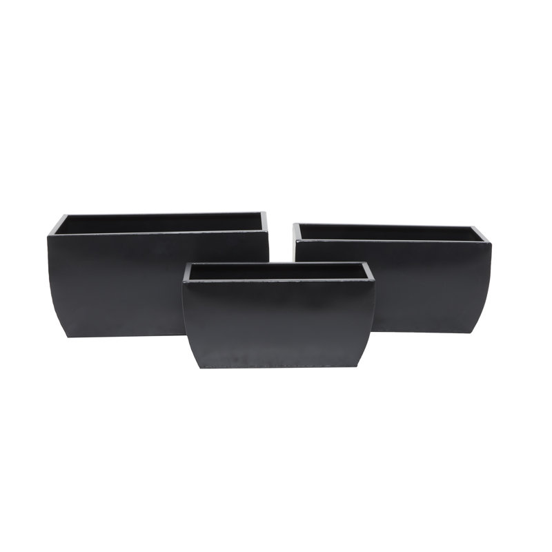 Metal Planter Box, Black