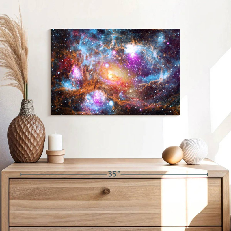Oberle Cosmic Galaxies, 16" H x 24" W