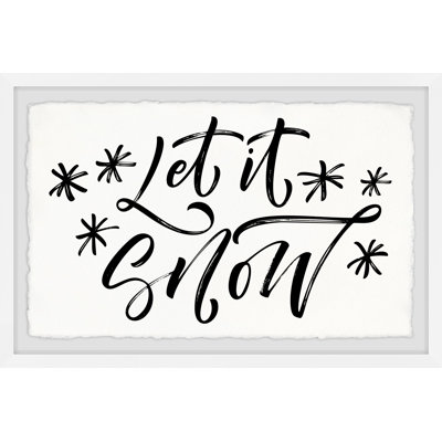 Let It Snow! - Single Picture Frame Print