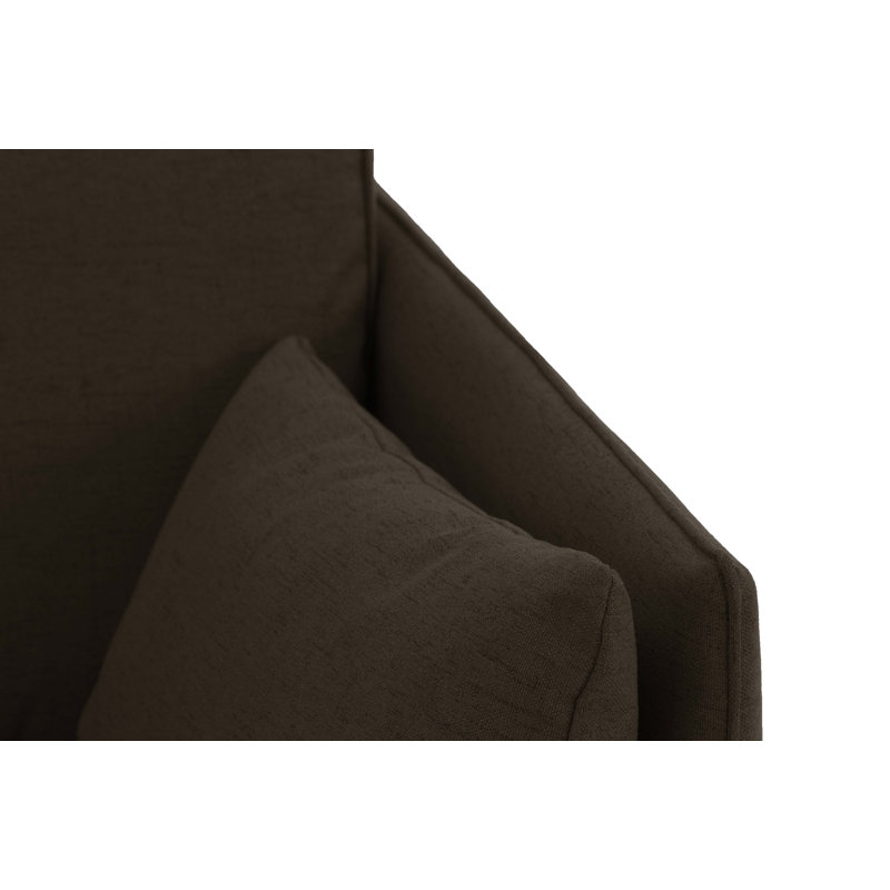 4 Seater Corner Sofa , Right, Brown