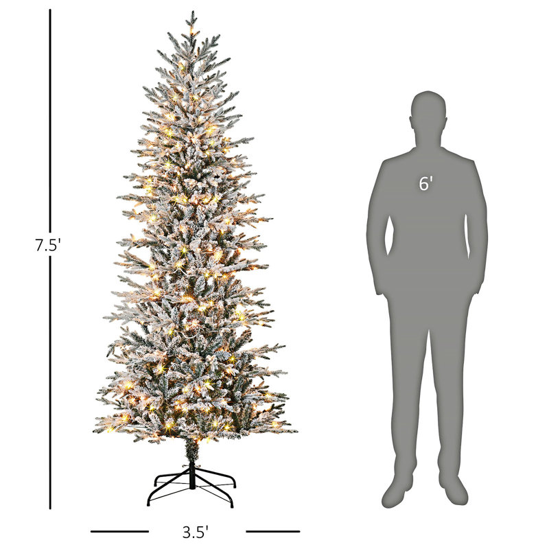 Arbre de Noël artificiel 7,5 pi