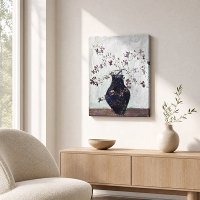 Plum Blossom Vase Canvas Wall Art