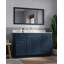 Meuble-lavabo simple autoportant 54 po avec comptoir en quartz de Carrare 54 po, 6 tiroirs-1614505966