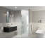 Albedo 25.5 in. x 78 in. Fully Frameless Hinge Shower Door-1594295580