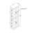 Lighted Glass Curio Display Cabinet With Wood Frame - Elegant Glass Storage For Wine, Toys & Collectibles - For Living Room, Kitchen & Pantry - Bulb Included, Cherry Finish-1382651506