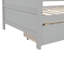 Lit de jour simple en bois de pin avec deux tiroirs de rangement, alliant confort et fonctionnalité pour une vie moderne-1781371814