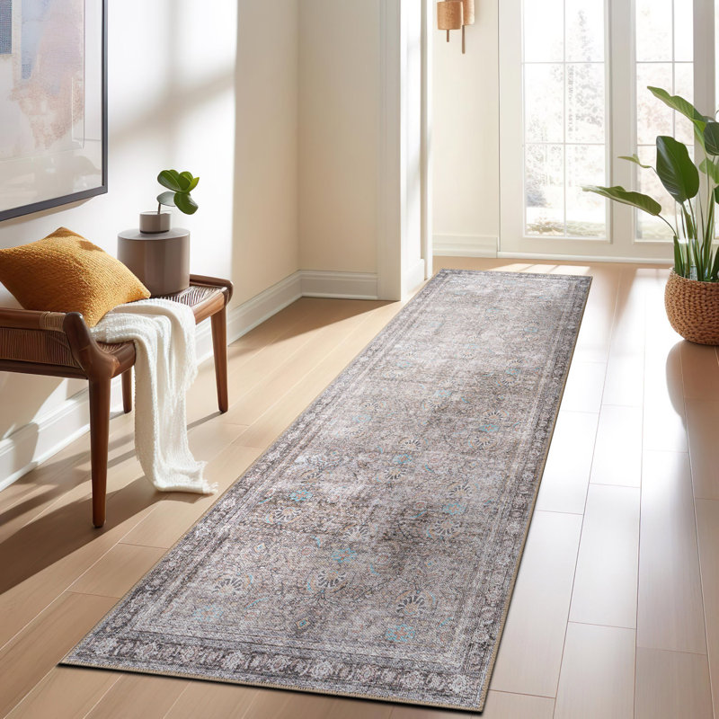 Tapis ivoire / gris Griffey, Runner 2'6" x 12'