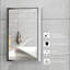 Armoire de salle de bain avec miroir, armoire à pharmacie, rangement mural avec porte simple?