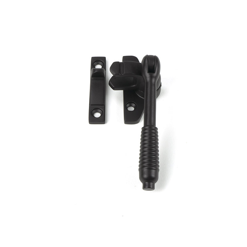 Reeded Night-Vent Locking Fastener (Steel Window), Aged Bronze