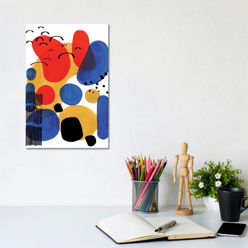 First Day Of School by EnShape - Wrapped Canvas Print, 20.32 cm H x 30.48 cm W