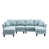 Polyester bleu clair est en rupture de stock