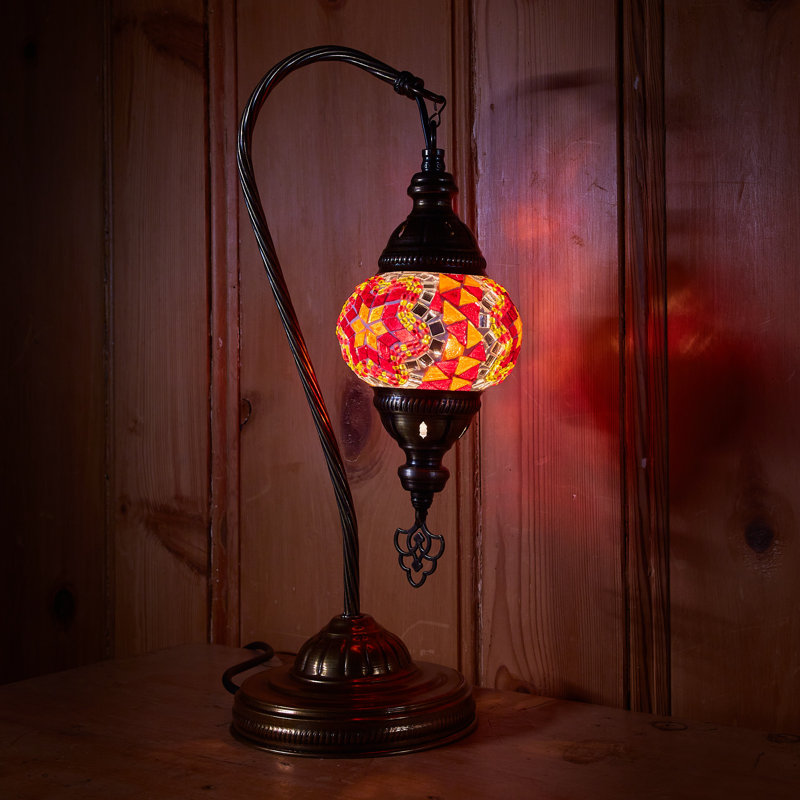 Karlie Metal Lighting Lamp, Red/Orange