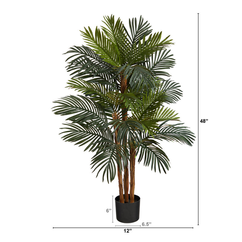 48'' Faux Palm Tree in Pot