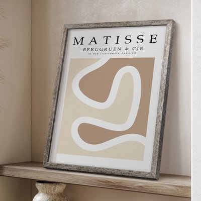 Matisse CECXLVI, reproduction d'art encadrée - bois massif