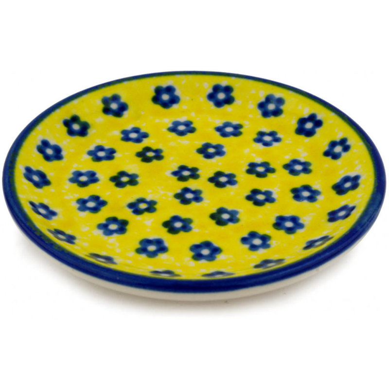 Sunshine Polish Pottery 4" Plate