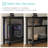 Cheshire Built-in Outlets L-Shaped Computer Desk with Drawers & Storage Shelves-295659765-295659753
