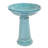Calais Ceramic Bird Bath - Jade