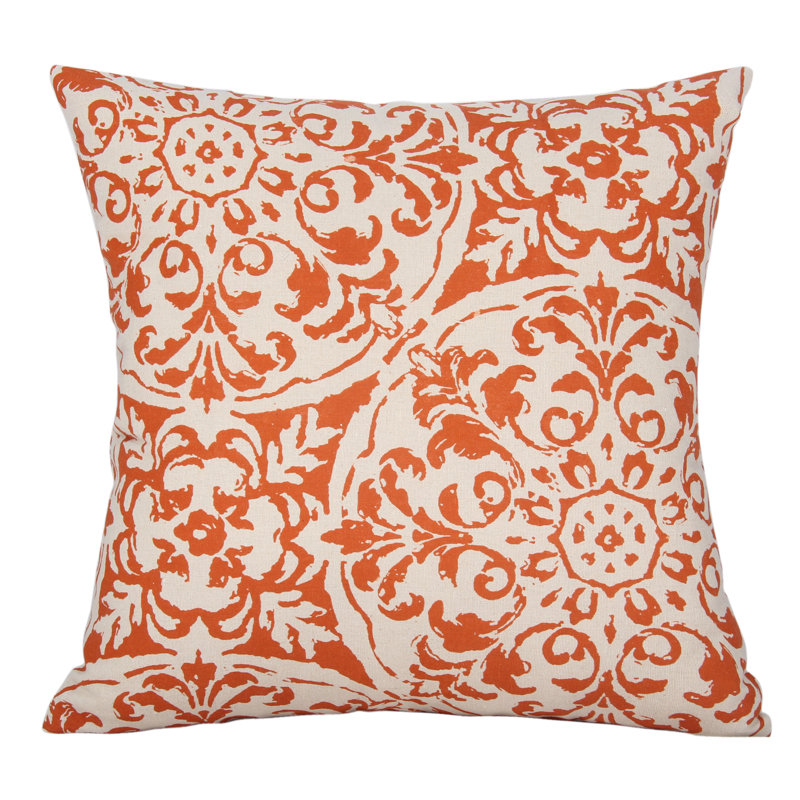Housse de coussin décoratif , Orange
