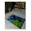 Tapis décoratif abstrait à motif abstrait arbre et fleur-1535831888