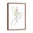 Classic Brown Wood Framed