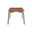 Agrégat de salle à manger en noyer - 5 pièces avec chaises d'appoint, pièce en bois d'hévéa à prix distinct