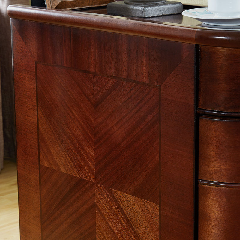 Aldersleigh 2 - Drawer Solid Wood End Table