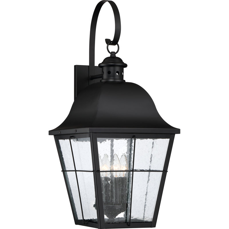 Kratos Wall Light, Black, 27.25" H x 12" W x 12.75" D