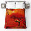 Couvre-lit matelassé Red Autumn Trees toutes tailles-126078459