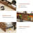 Farmhouse Daybed with Bookcase & Drawer, L Shaped Twin Bed Frame with Power Outlet & LED-1755883723