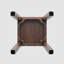 Tabouret de luxe, pliable, banc, à usage domestique, tabouret carré, tabouret de salon en bois moderne, design minimaliste.