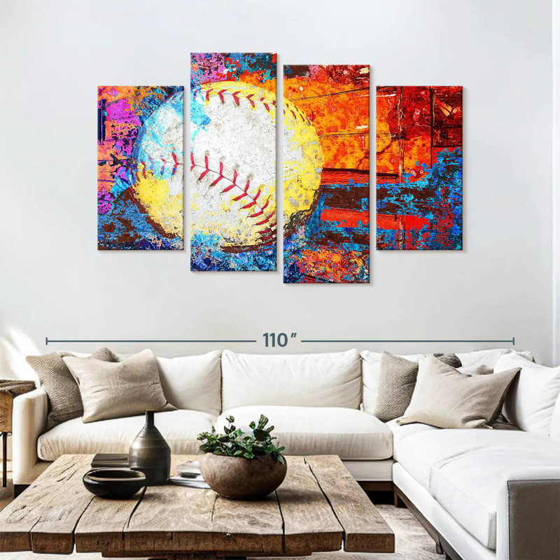 Sireci Baseball Energy, 54" H x 84" W