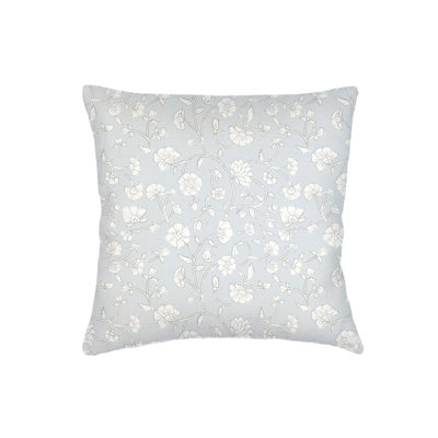 Coussin en lin rose 22x22