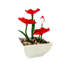 Fontaine de bureau rouge lotus