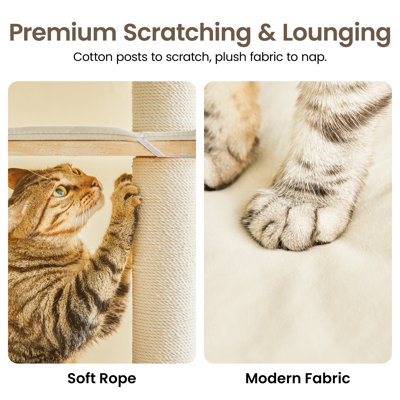 63'' Inch Multi-Level Cat Tree Cat Tower