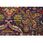 Tapis bleu en laine patiné 3x5