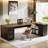 85.8" L-Shaped Executive Desk-120148033