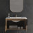30" Wall-Mounted Bathroom Vanity With 3D Fluted Panel & Ceramic Integrated Sink