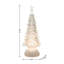 Arbre de table rotatif lumineux 18,5 "H Christmas
