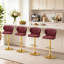 Ensemble de 4 tabourets de bar pivotants réglables en hauteur Classic-130042099-130042105