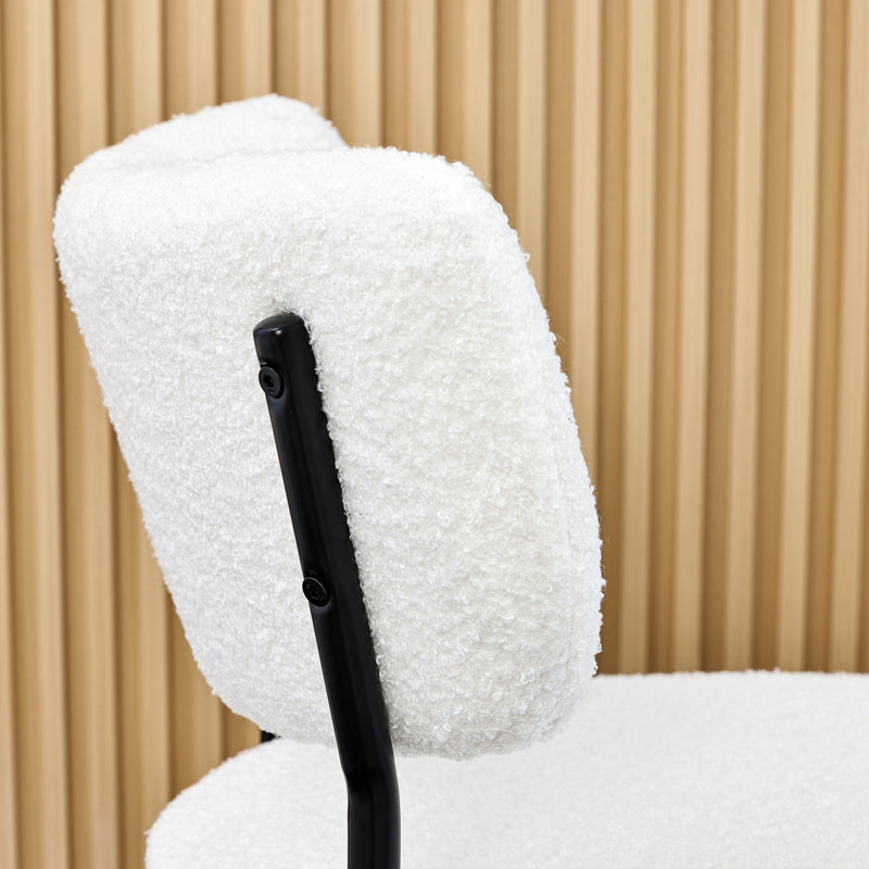 Chaise d'appoint Khush, Crème