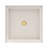 DreamLine SlimLine 36 inch D x 36 inch W x 2 3/4 inch H Single Threshold Biscuit Alcove Shower Base with 2 inch Polished Brass Center Round Drain-118321662