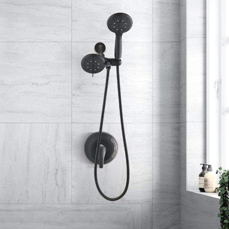 Pomme de douche ABS double