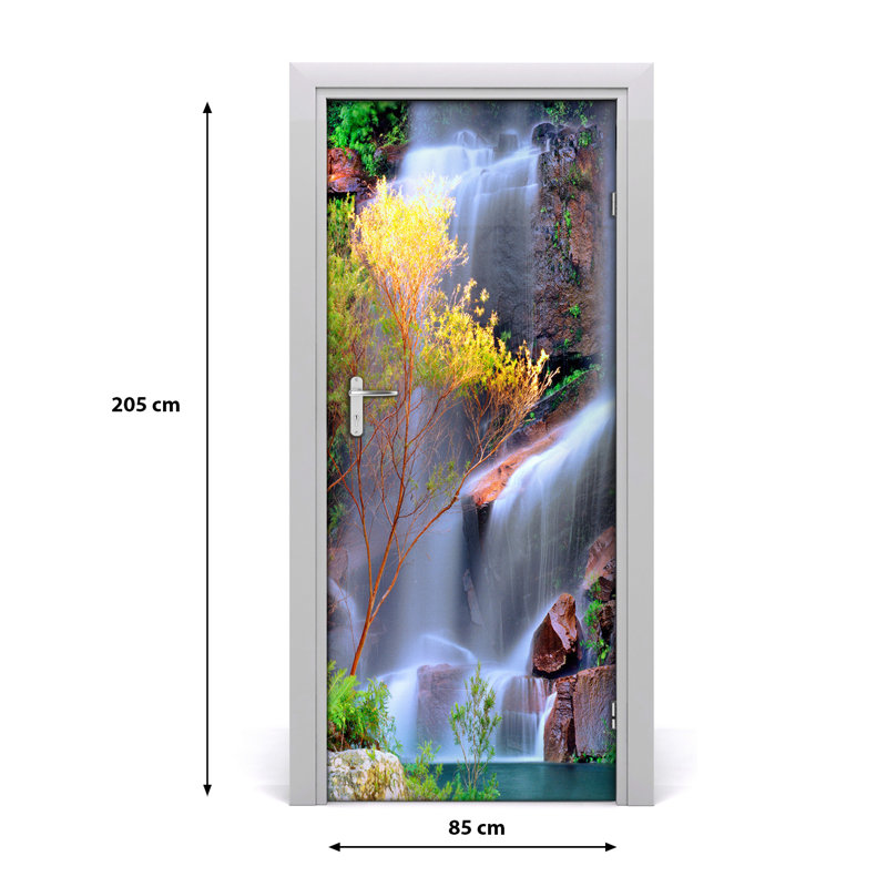 Landscapes Waterfall Door Decal