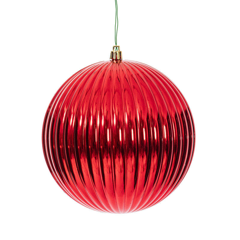 Ensemble de 4 boules de Noël Chistmas, Rouge