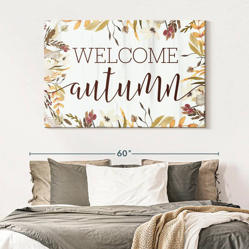 Alvord Welcome Autumn, 34" H x 51" W