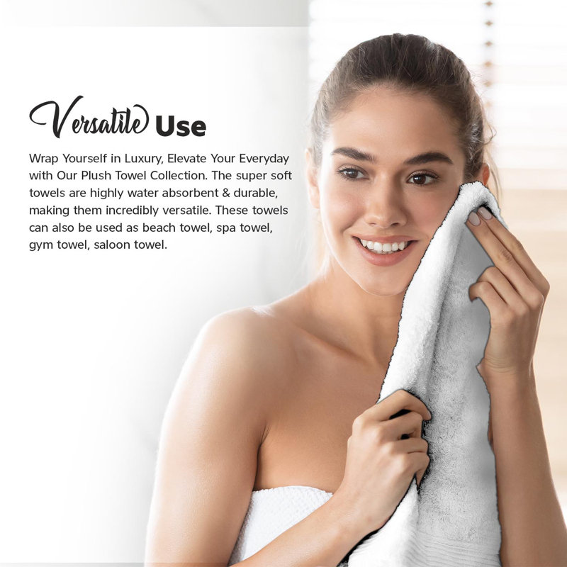 Ultra Light Bath Sheet, White