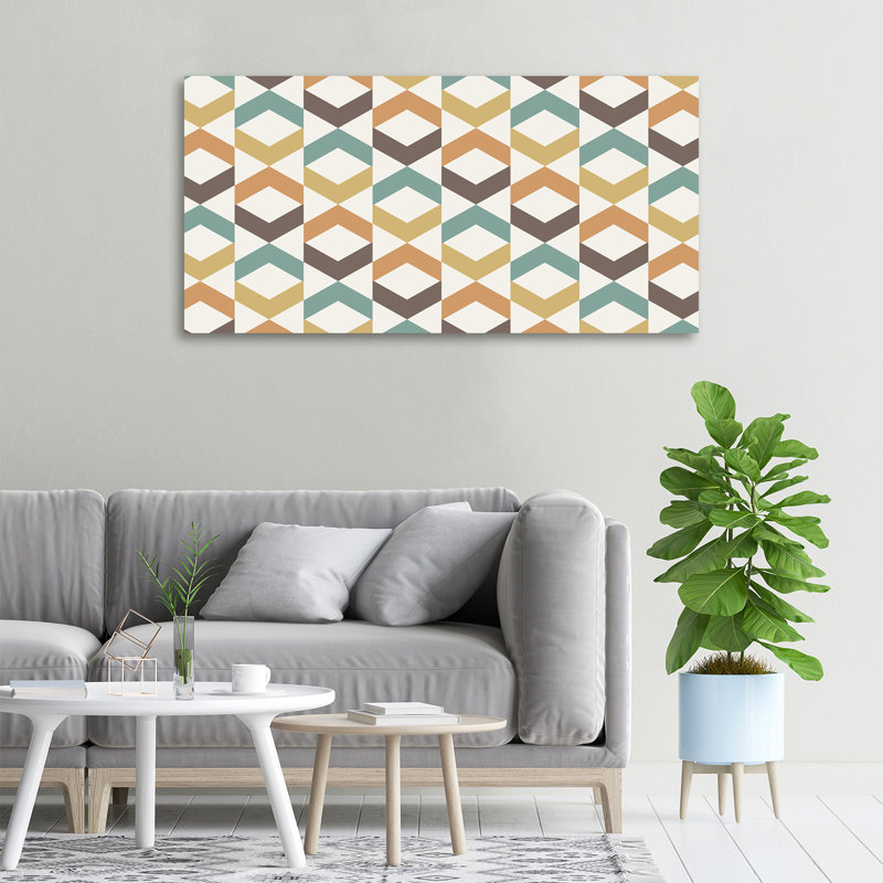 Retro Background - Wrapped Canvas Print